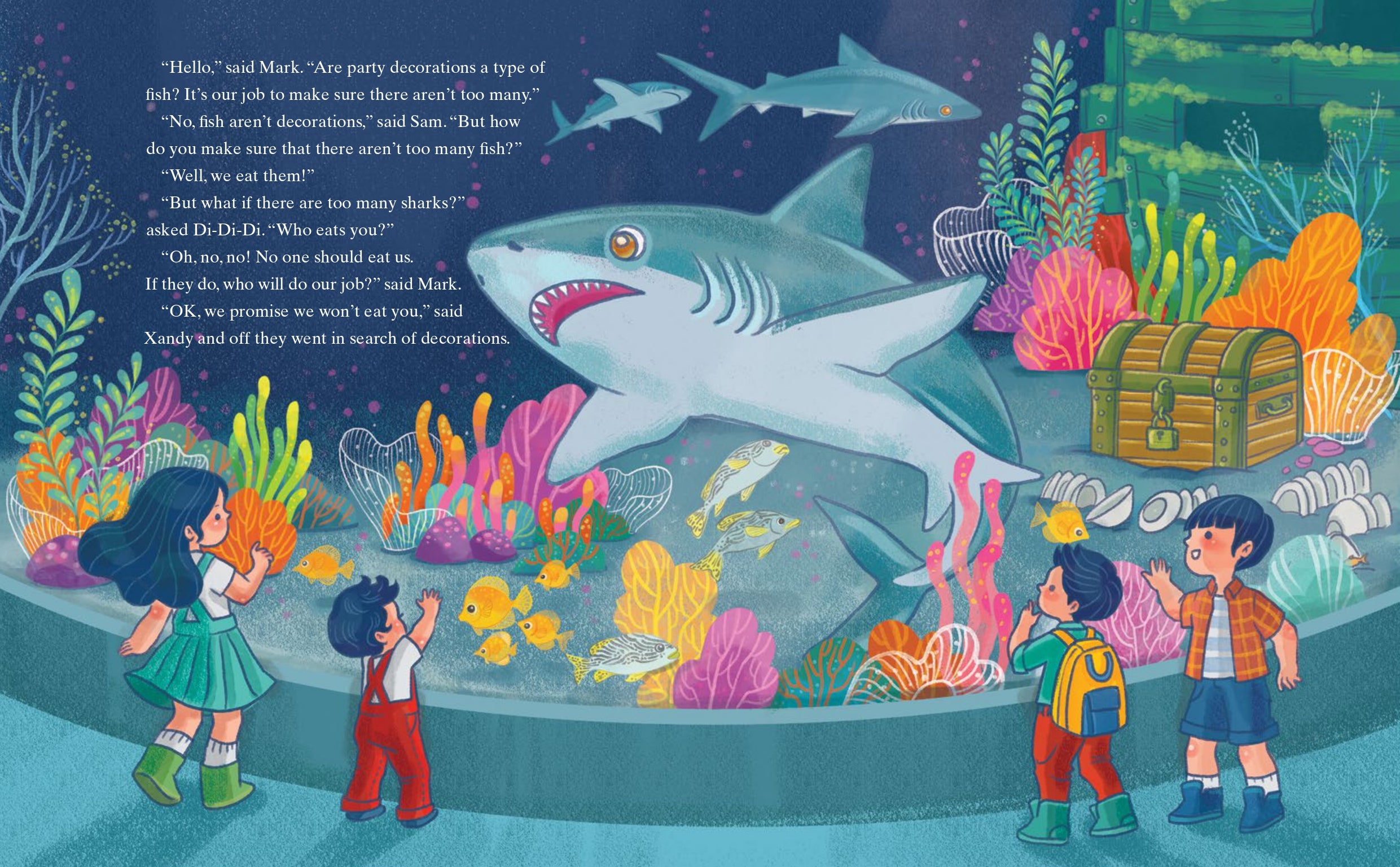 Sam, Sebbie and Di-Di-Di & Xandy: Return to the S.E.A. Aquarium (book 7)