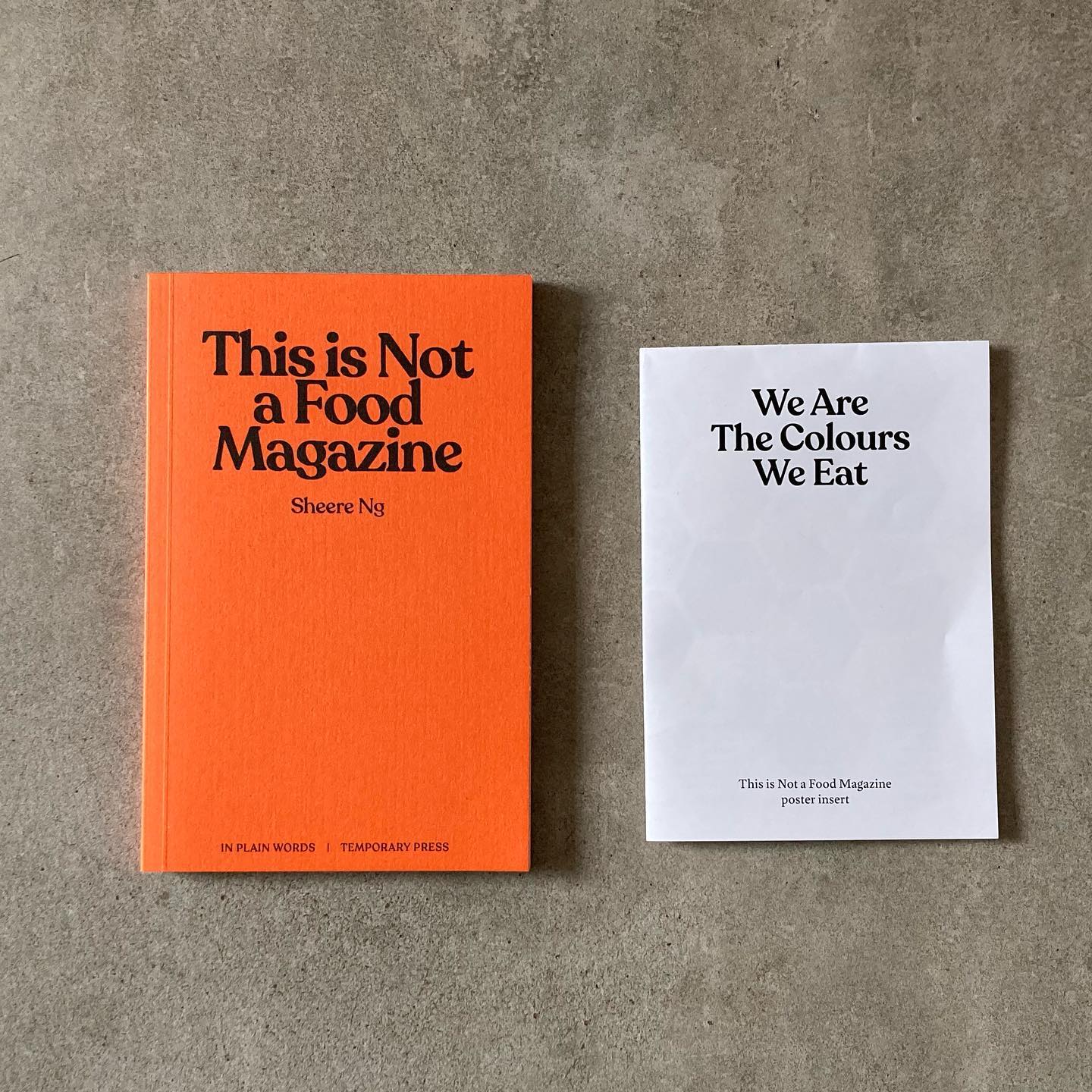 This is Not a Food Magazine