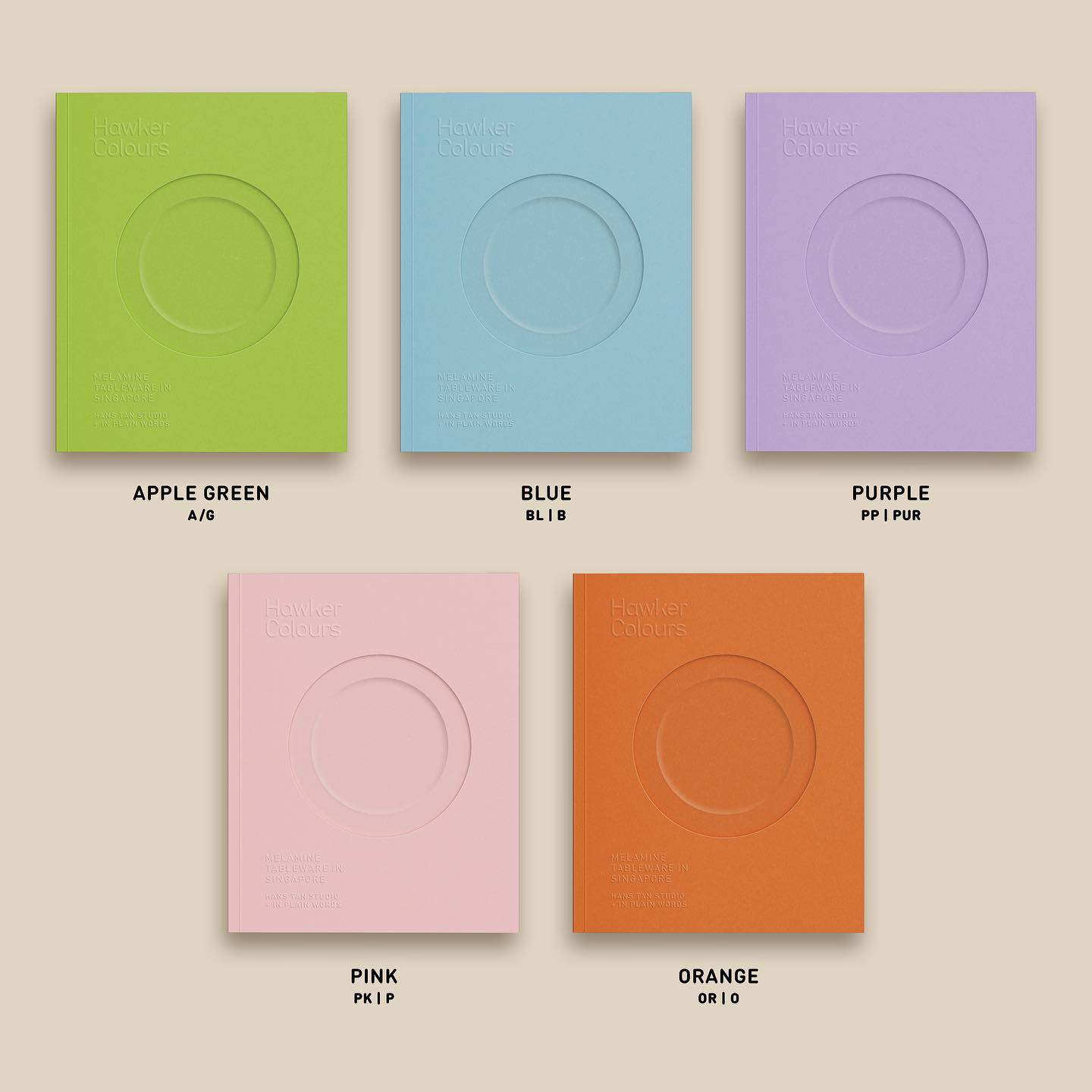 Hawker Colours: Melamine Tableware in Singapore