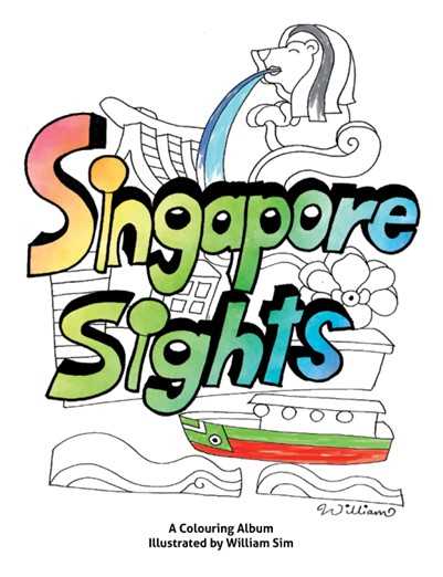 Singapore Sights: A Colouring Album