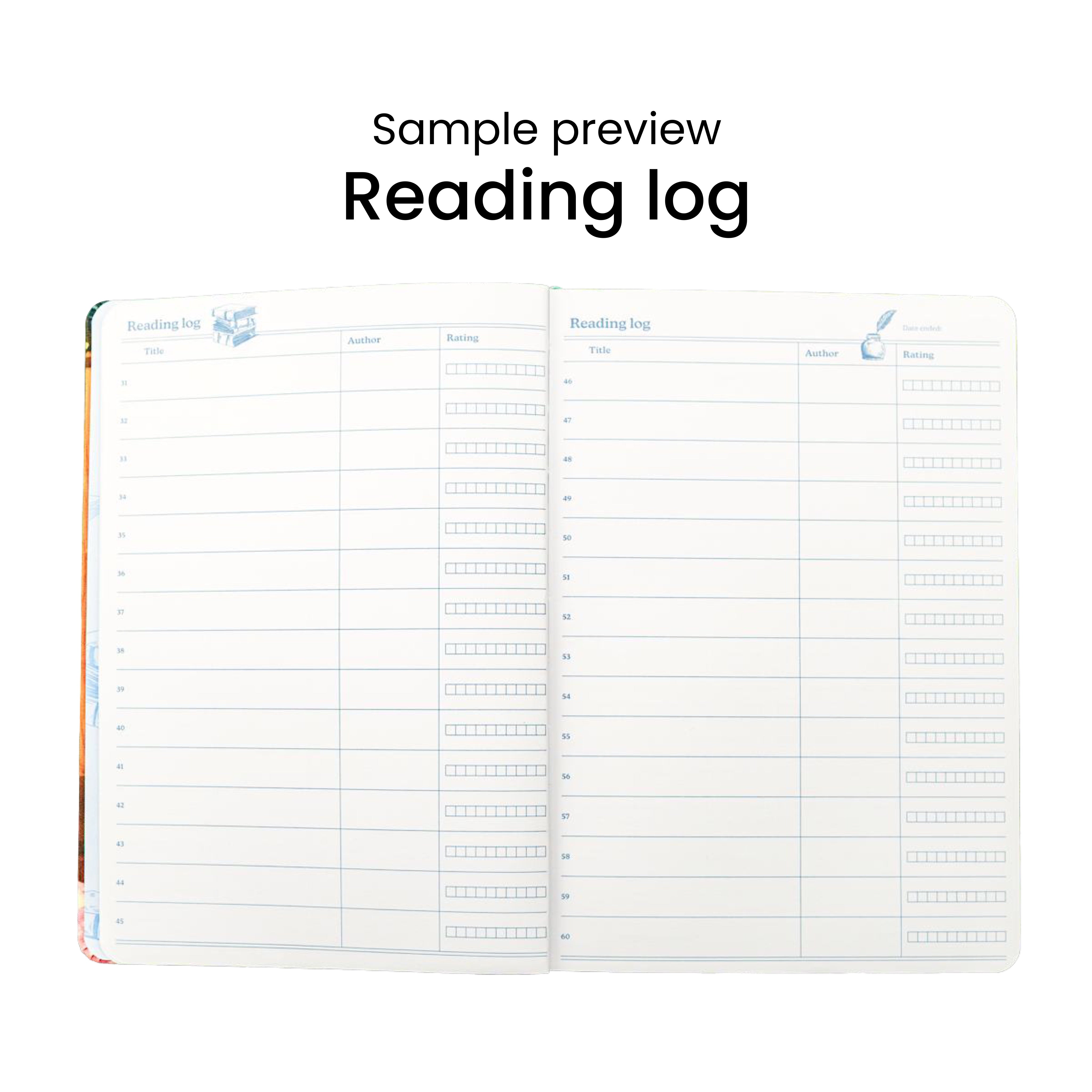 Reading Journal by Helumi