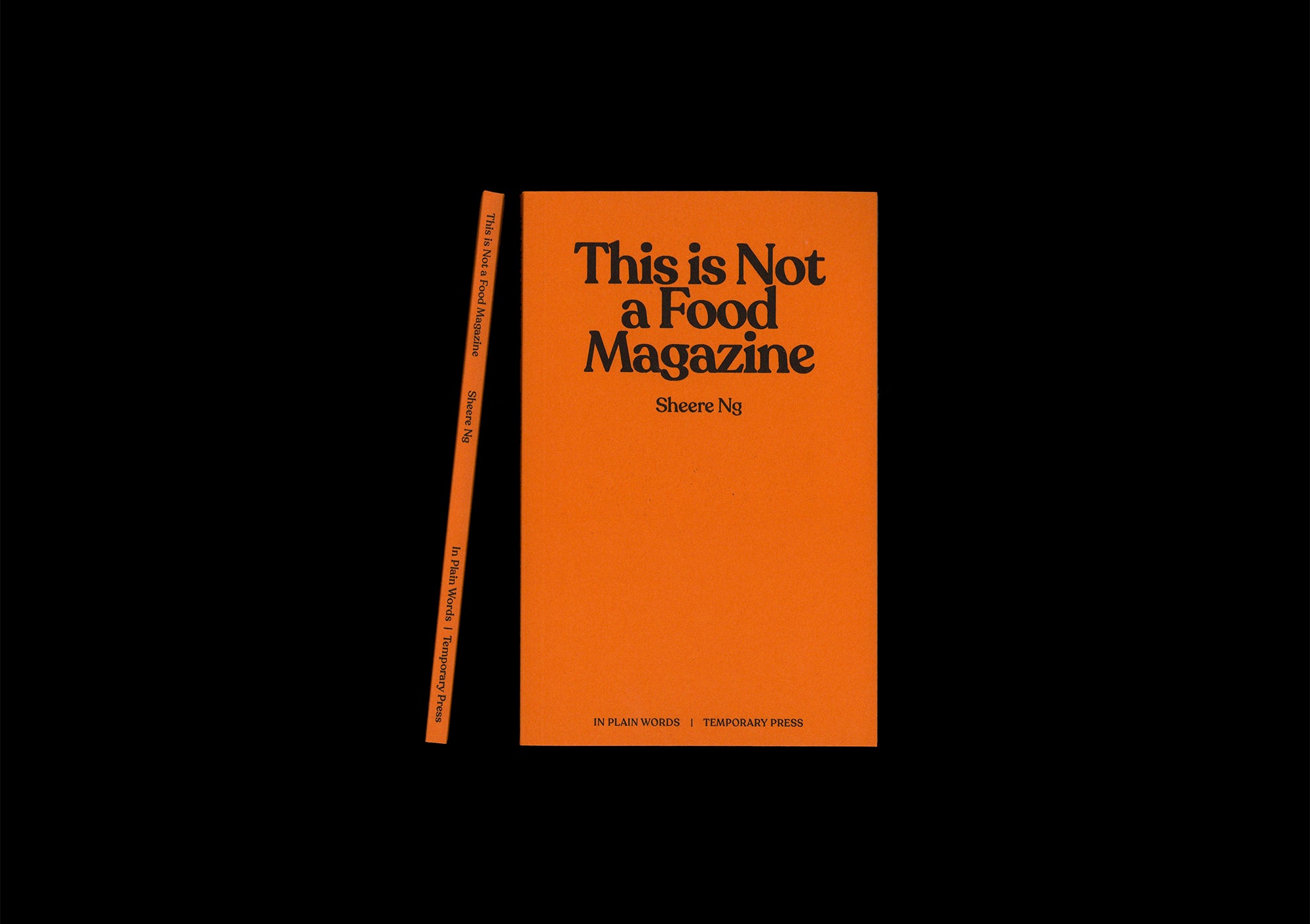 This is Not a Food Magazine