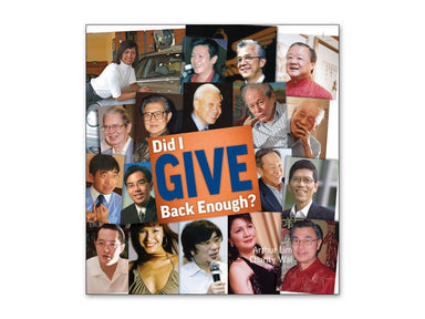 Did I Give Back Enough?