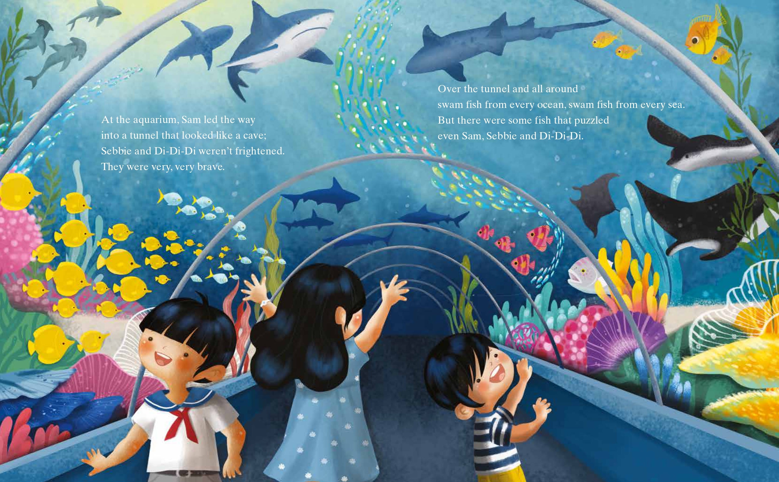 Sam, Sebbie and Di-Di-Di: At the S.E.A. Aquarium (book 2)