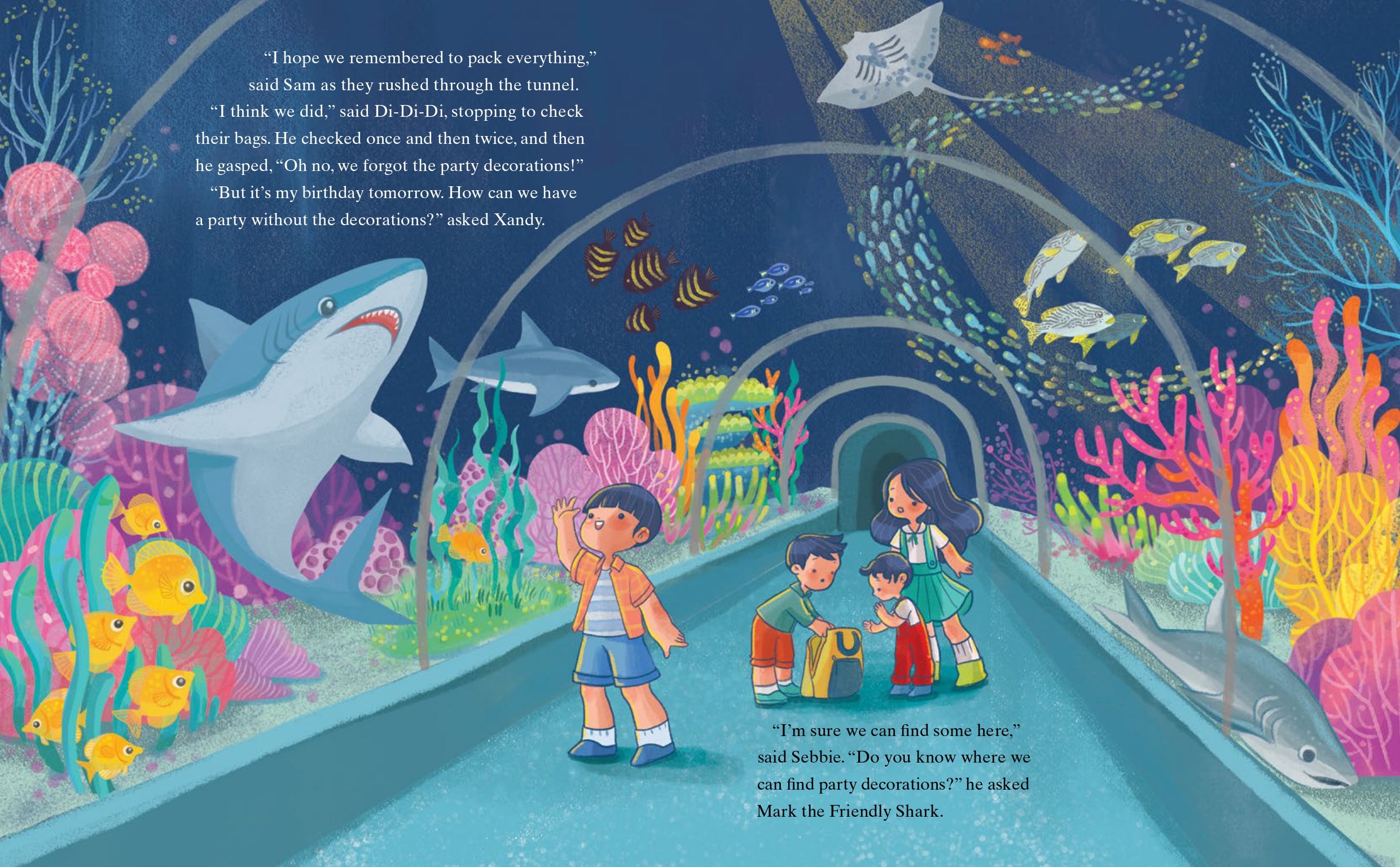 Sam, Sebbie and Di-Di-Di & Xandy: Return to the S.E.A. Aquarium (book 7)