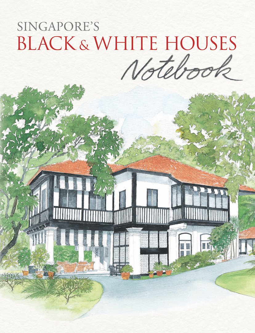 Singapore's Black & White Houses Notebook